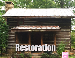 Historic Log Cabin Restoration  Dallas County, Alabama